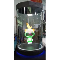 展厅虚拟人展示/数字人展示悬空立体虚拟人/橱窗门店展示