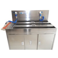 新瑞不锈钢内镜清洗水槽304不锈钢制作五槽内镜清洗槽安全耐用