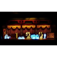 全息幻影成像 全息投影膜 45度3D立体成像 舞台表演全息膜直供