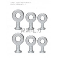 QP-7连接件线路铁附件热镀锌球头挂环 Q型球头挂环球型挂环金具