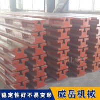 铸铁地轨灵活拼接承载大