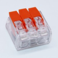 LED照明导线紧凑型并线端子 快速电线连接器 3P