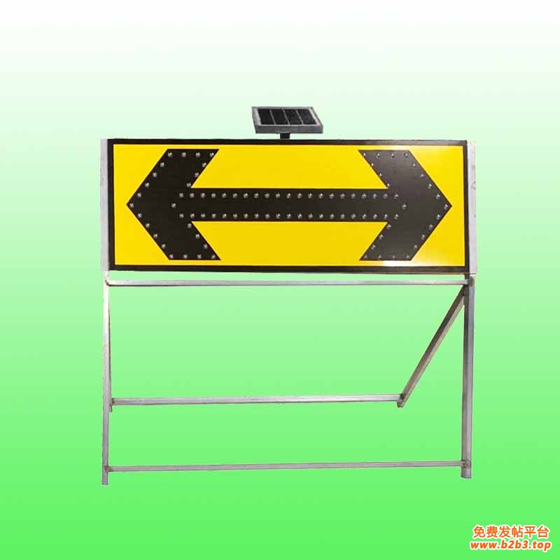 双向太阳能导向牌