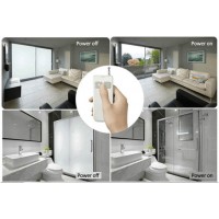 电控变色隐私膜 智能调光玻璃 定制办公室隔断 透光率高