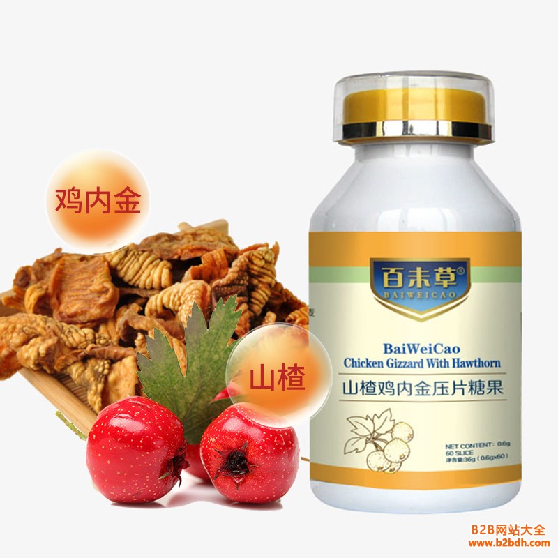 百未草山楂鸡内金片主图2