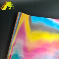 硅胶3D光栅刻字膜    3D幻影光栅热贴膜     激光镭射五彩缤纷3D热熔胶膜