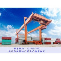55吨集装箱龙门吊在物流仓储行业提高生产效率