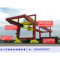 40吨轨道式龙门吊与轮胎式集装箱门式起重机选型建议
