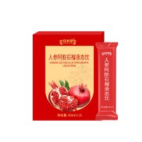 百未草液饮人参阿胶石榴液态饮独立袋装盒装OEM贴牌代加工