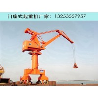 山东日照40吨门座式起重机公司作业中操作事项