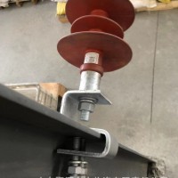 ADSS杆用引下线夹绝缘型不锈钢带固定水泥杆用聚源电力器材