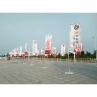 西安5米注水旗租赁 西安桁架背景板租赁 西安会议搭建布场