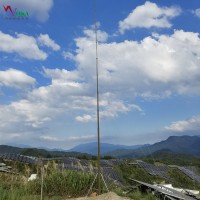 风电场自动升降避雷针 20米电动伸缩避雷针 便携式伸缩支架
