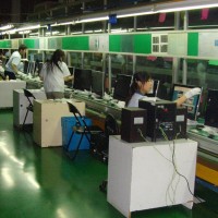 电脑组装老化生产线 上下循环倍速链流水线定制