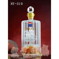 重庆工艺玻璃酒瓶生产企业_宏艺玻璃制品厂家定制红酒酒瓶