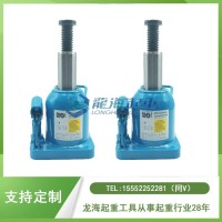 立式液压千斤顶本体全焊接式,密封性好,长期使用不漏油