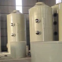 车间用多层喷淋系统废气净化塔酸雾处理耐酸碱腐蚀pp喷淋塔  注塑