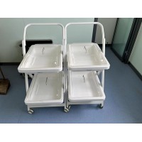胃肠镜纤支镜转运车内窥镜运转车肠镜胃镜推车二层托盘加大