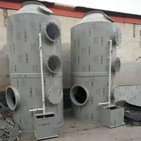 酸碱废气净化塔脱硫除尘酸雾喷淋塔 PP酸碱塔喷淋塔   工业废气处理