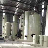 pp喷淋塔酸雾除臭塔洗涤塔废气处理净化设备脱硫水淋不锈钢喷淋塔