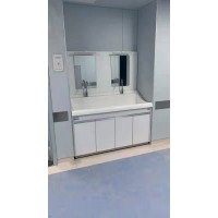 一体式池体洗手台高分子洗手池二人位洗手槽支持定制