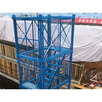 施工安全梯笼多少钱-「合新建材」香蕉式爬梯价格@上海