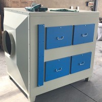干式过滤器废气处理环保设备喷漆房活性炭    吸附箱 不锈钢 环保箱二级