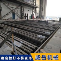地平铁精度高铸铁地轨刚性强T型槽地轨河北厂家