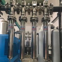 食品除菌法兰过滤器 空压机油水分离器 不锈钢卫生级压缩空气过滤器