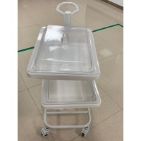 内镜转运车多层设计耐腐蚀低噪音万向轮清洁污染内镜分层放置