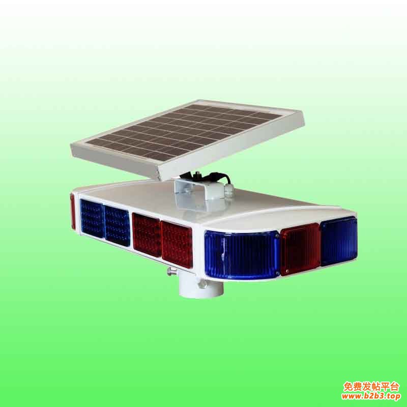 太阳能短排警示灯