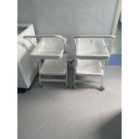 新瑞内窥镜转运车二层独立加大托盘可旋转胃肠镜纤支镜推车