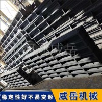 铸铁地轨荷载量大 铸铁地梁承载能力强1米乘3米 地槽铁源头工厂