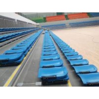 江苏篮球馆看台椅订制|鑫奥体育器材公司制造篮球场馆剧场折叠椅