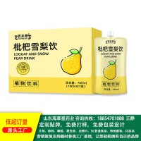 枇杷雪梨饮贴牌定制 儿童秋梨膏oem代加工厂家