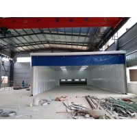移动伸缩式喷漆房工作原理及应用范围