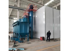 工业打砂房自动回砂喷砂设备制造安装
