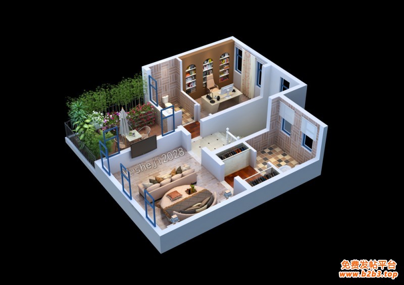 3D户型图11