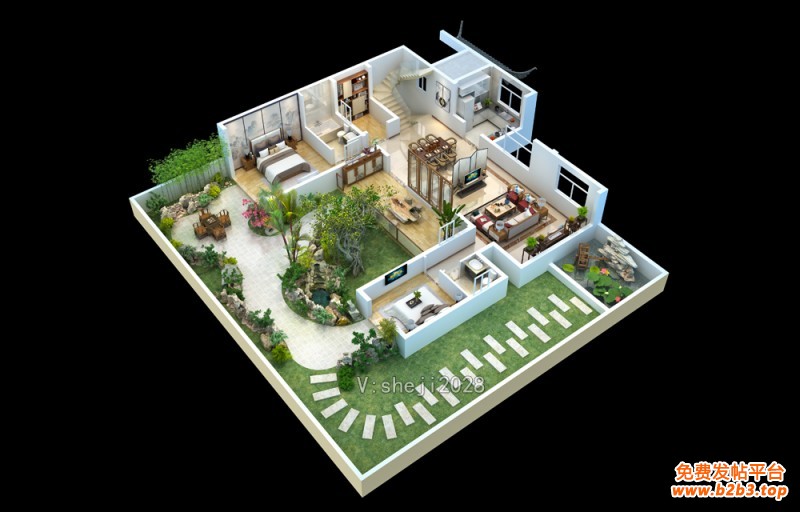 3D户型图71