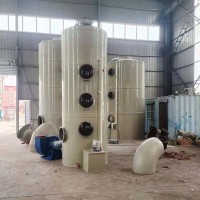 注塑车间用多层喷淋系统废气净化塔酸雾处理耐酸碱耐腐蚀pp喷淋塔