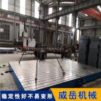 机床底座HT250铸铁平台解决设备安装基础变形保障加工精度