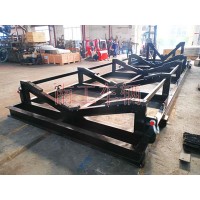 17吨船体拖车架游艇拖车架