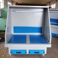 处理流水线生产组装工作桌脉冲阀自动清灰打磨除尘工作台 粉尘 净化