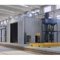大型工件表面清理设备全自动喷砂房