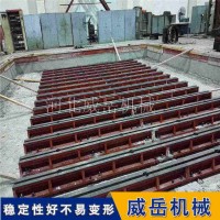 T型槽铸铁地轨 加工定制 带详细结构图　铸铁地轨承重力强