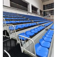 河北伸缩看台订制厂家-鑫奥体育器材公司加工伸缩看台