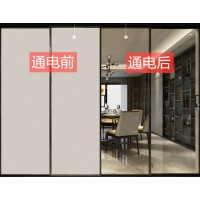 电控变色隐私膜 智能调光玻璃 定制办公室隔断 透光率高
